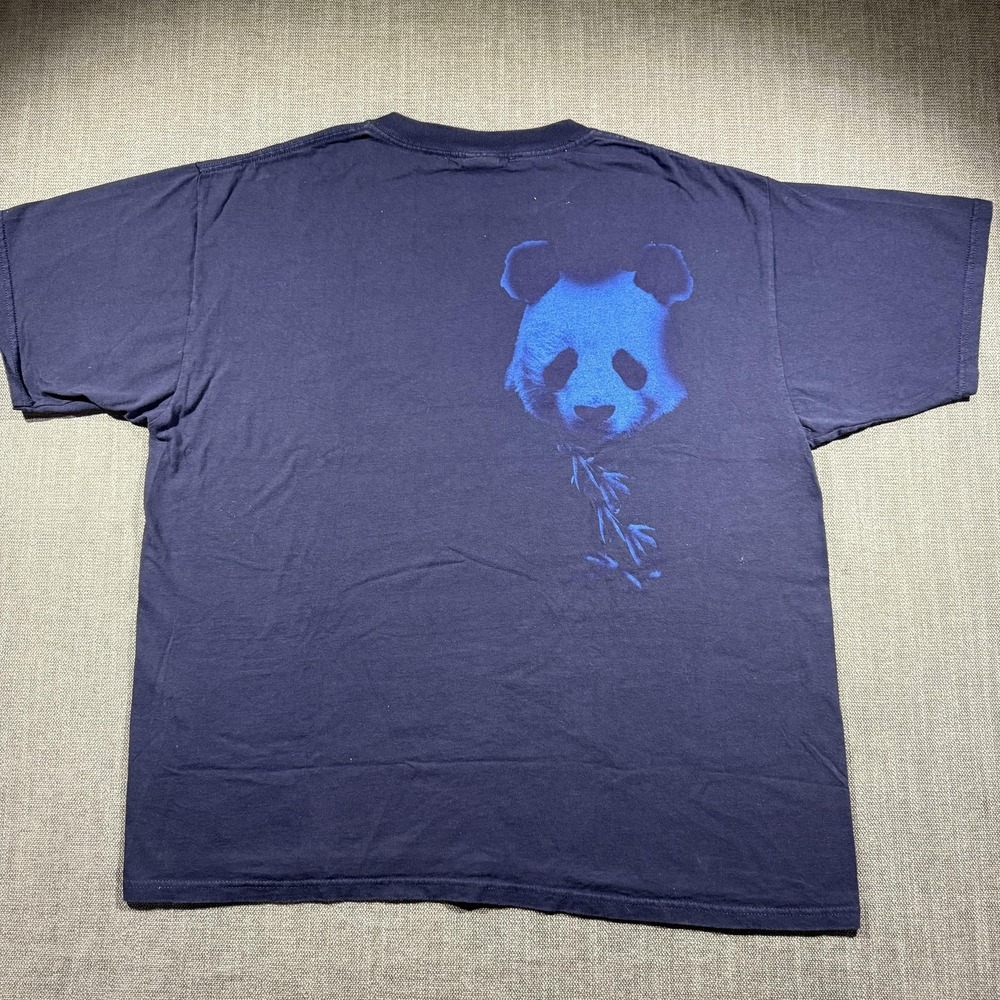 Beijing 2008 Olympics Shirt Mens 2XL Blue Panda Graphic Official T Shirt